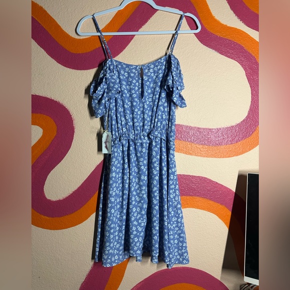 Jessica Simpson Blue Floral Dress - Picture 4 of 4